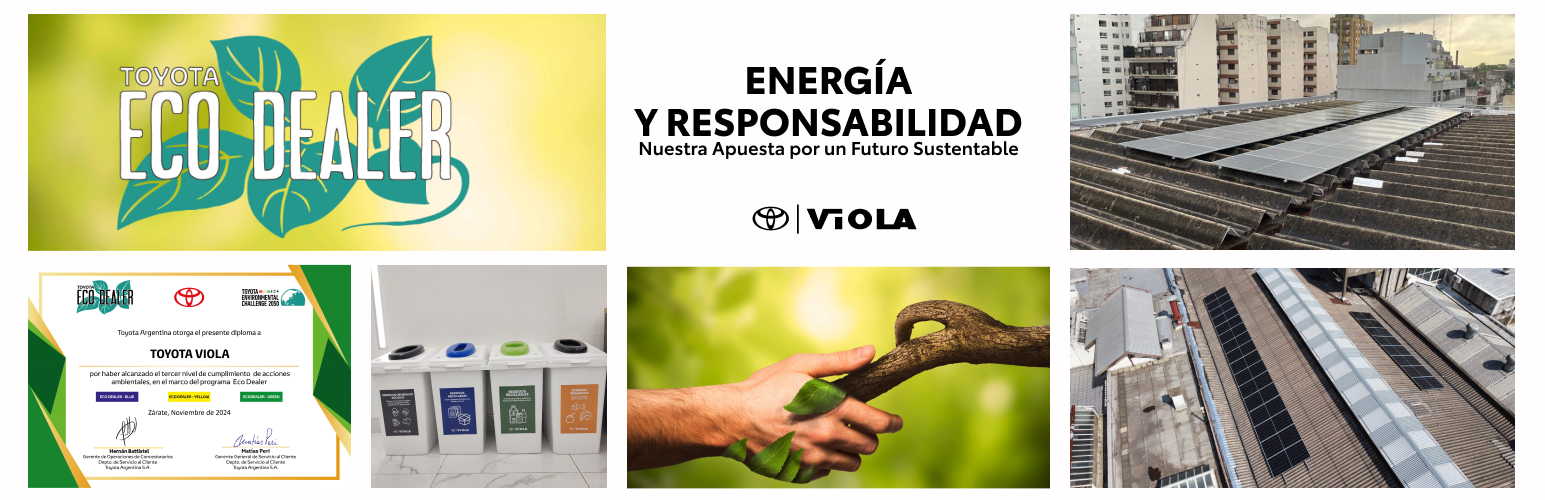Toyota Viola logra la Certificación Toyota ECO DEALER por su Compromiso Ambiental